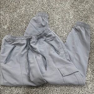 Jaanuu Light Gray Jogger Scrub pants